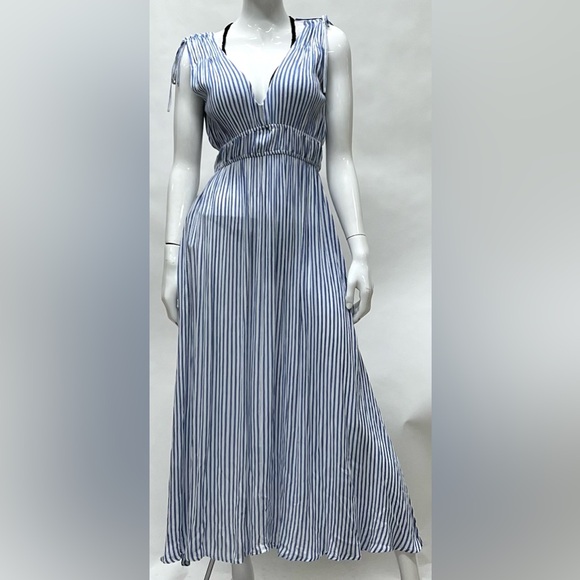 elegant plus size royal blue dress Long Flowy Prom With Lace Bustier And Corset Color:Mercury Ultra Feminine Skater Dress 40_sale_large